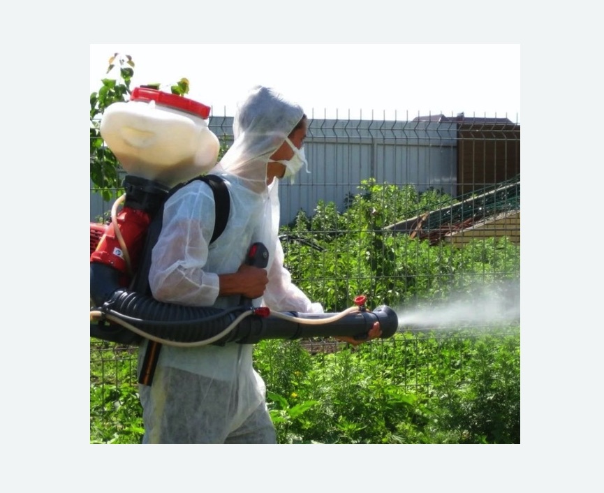 Акарицидная обработка территории в Зеленокумске